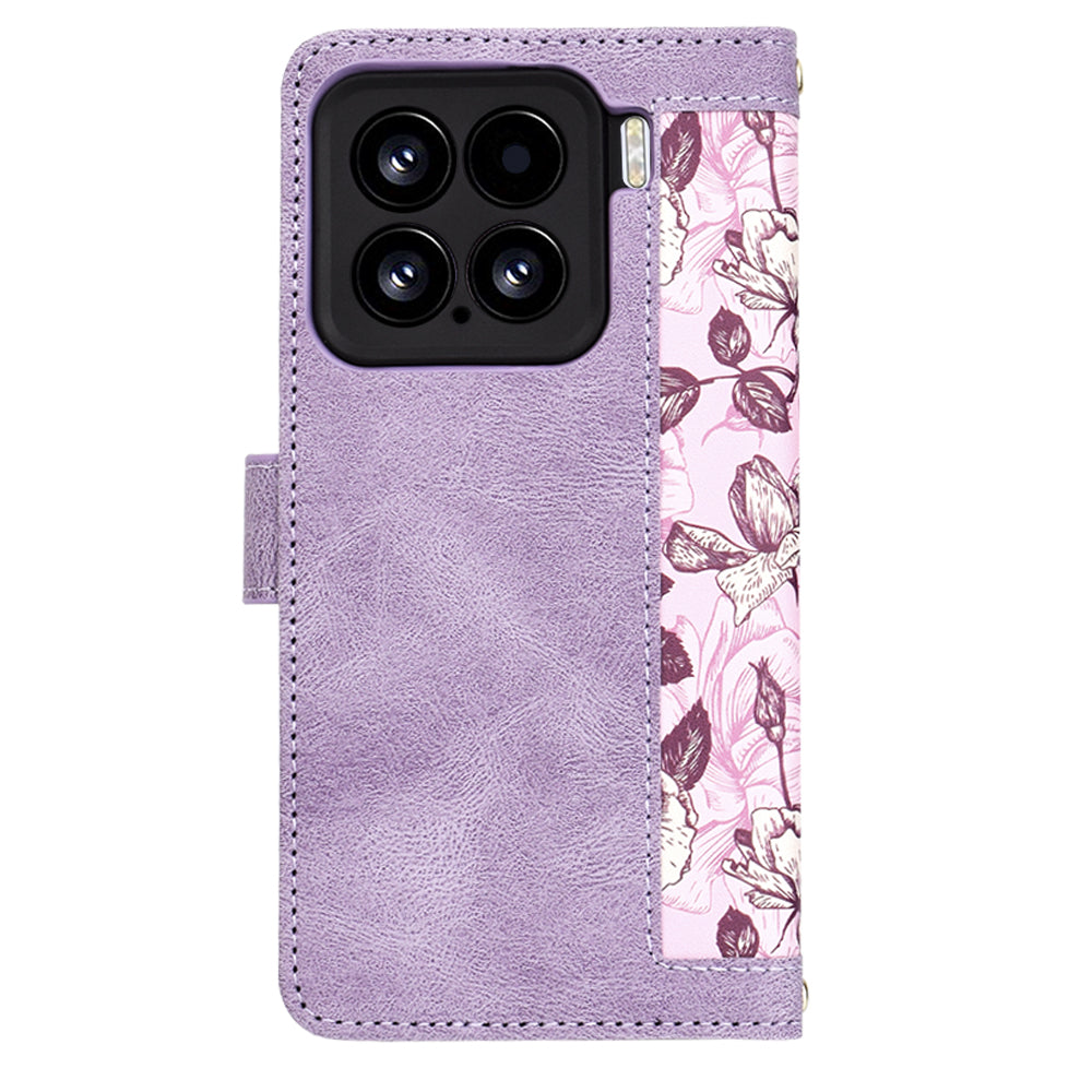 Maska za Xiaomi 15, Techsuit, FlipCraft, Ljubičasta