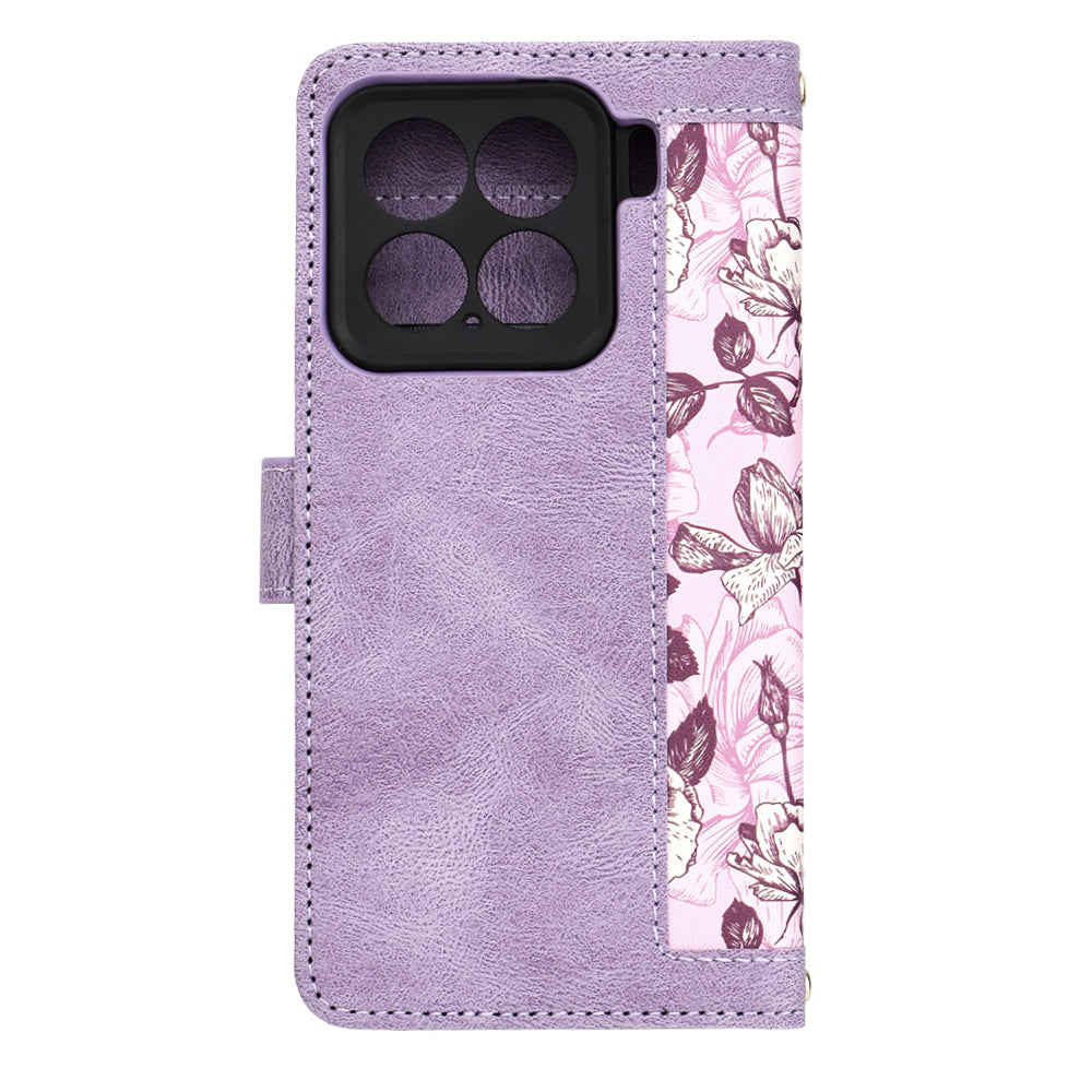 Maska za Xiaomi 15, Techsuit, FlipCraft, Ljubičasta