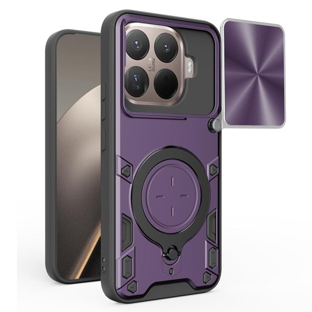 Futrola za Xiaomi 15T Pro, Techsuit, CamGuard Pro, Ljubičasta