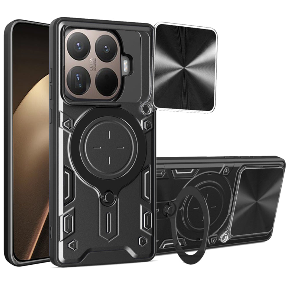 Maska za Xiaomi 15T Pro, Techsuit, CamGuard Pro, Crna