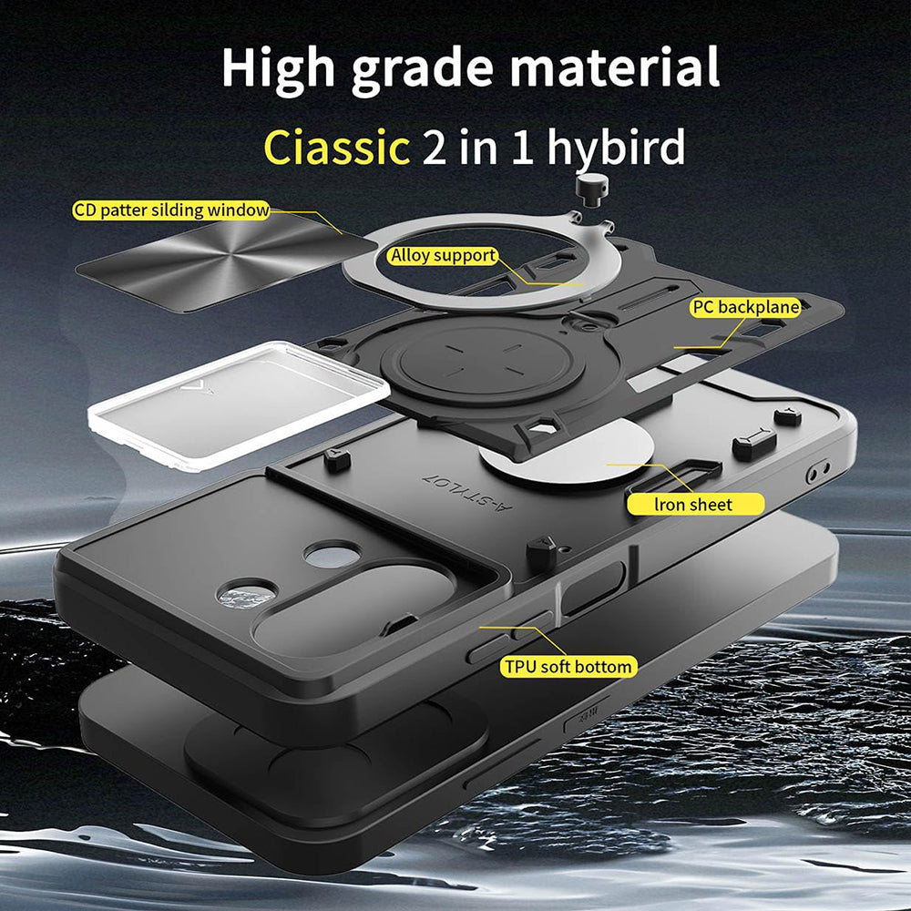Maska za Xiaomi 15T, Techsuit, CamGuard Pro, Crna