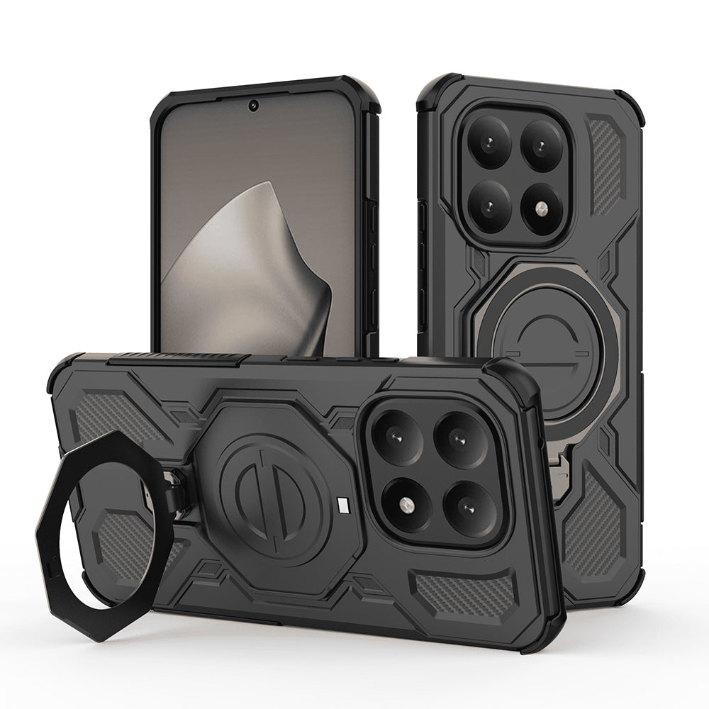 Futrola za Xiaomi 15T, Techsuit, Carbon Shield Pro, Crna