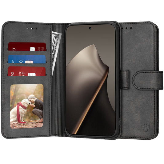 Futrola za Xiaomi 15T, Techsuit, Diary Book, Crna