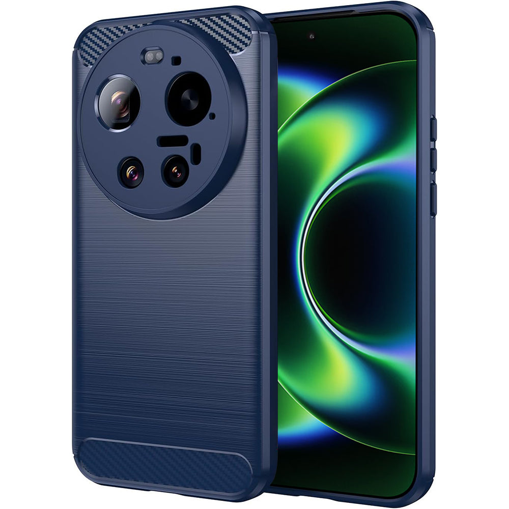 Futrola za Xiaomi 17 Ultra, Techsuit, Karbon, Plava
