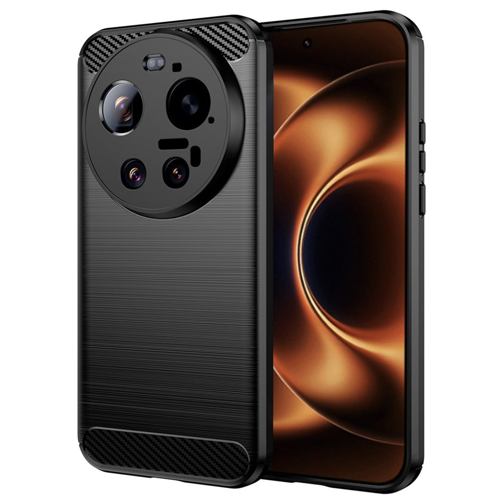 Futrola za Xiaomi 17 Ultra, Techsuit, Karbon, Crna