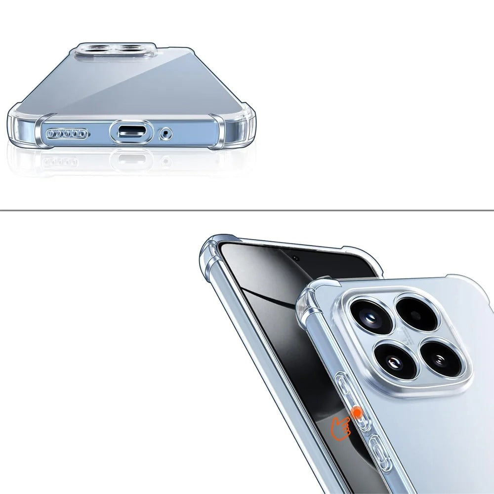 Maska za Xiaomi 17T, Techsuit, Shockproof Clear, Prozirna