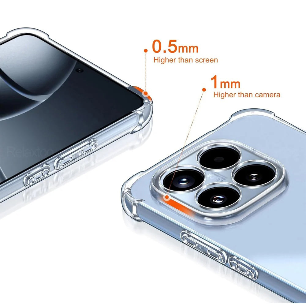 Maska za Xiaomi 17T, Techsuit, Shockproof Clear, Prozirna