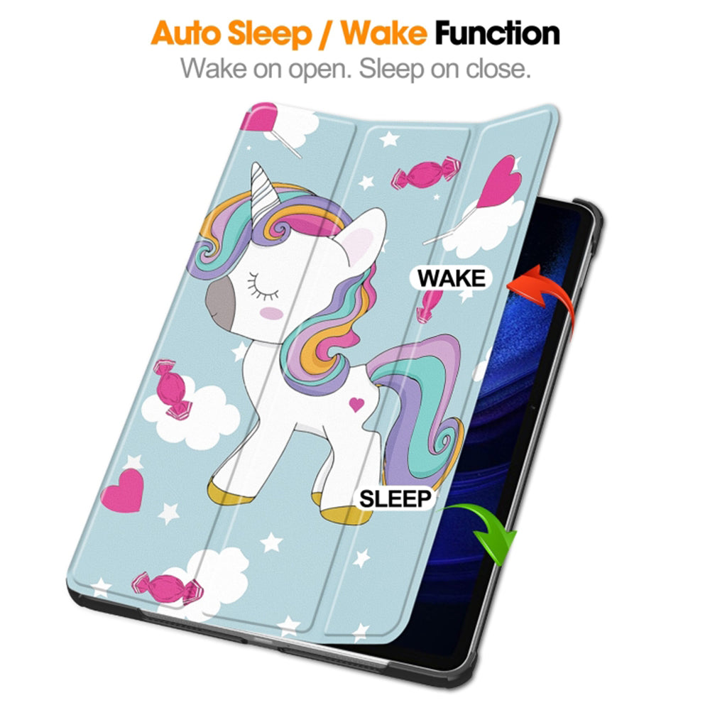 Futrola za Xiaomi Pad 6 / 6 Pro, Techsuit, FoldPro Unicorn, Višebojna