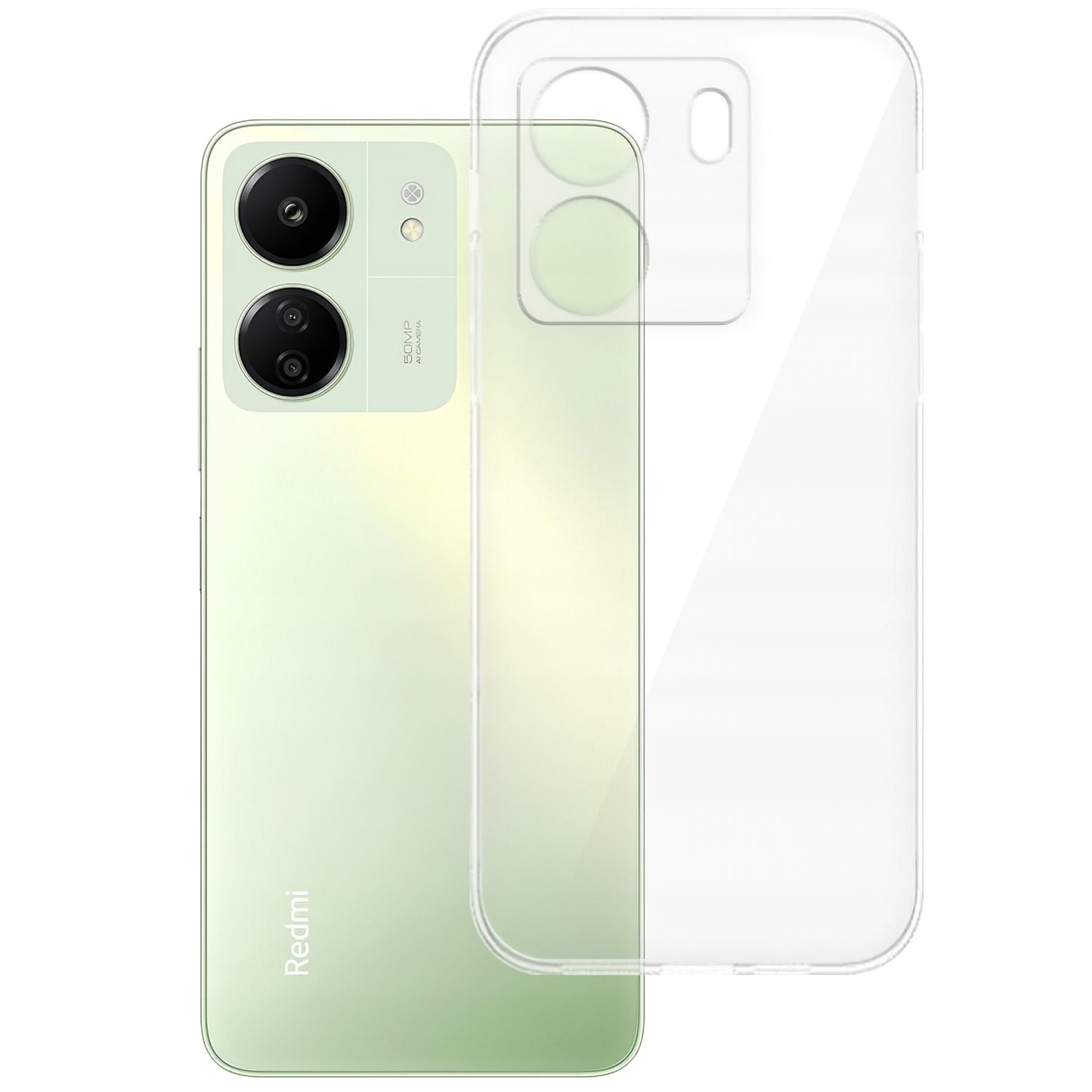 Maska za Xiaomi Poco C65 / Redmi 13C, Tech-Protect, Flexair+, Prozirna