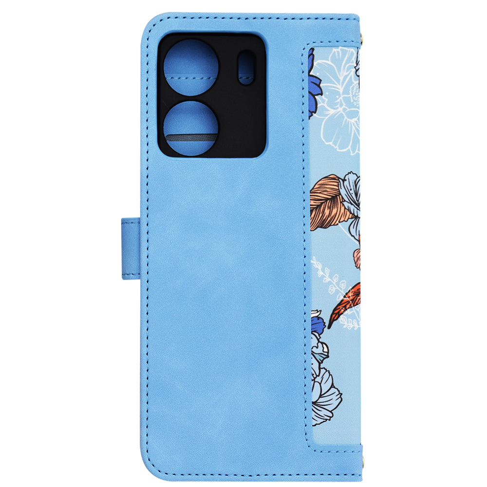 Maska za Xiaomi Poco C65 / Redmi 13C, Techsuit, FlipCraft, Plava