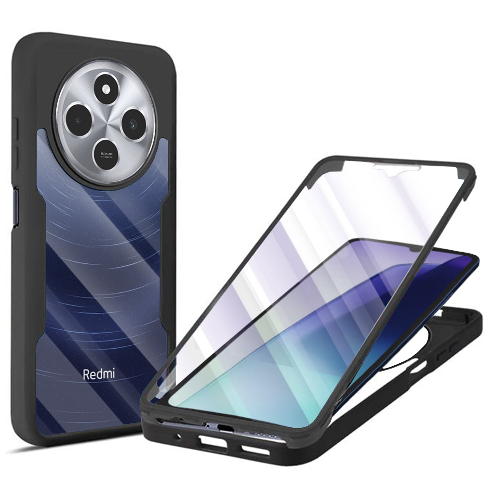 Maska za Xiaomi Poco C75 / Redmi 14C, Techsuit, ColorVerse 360, Crna