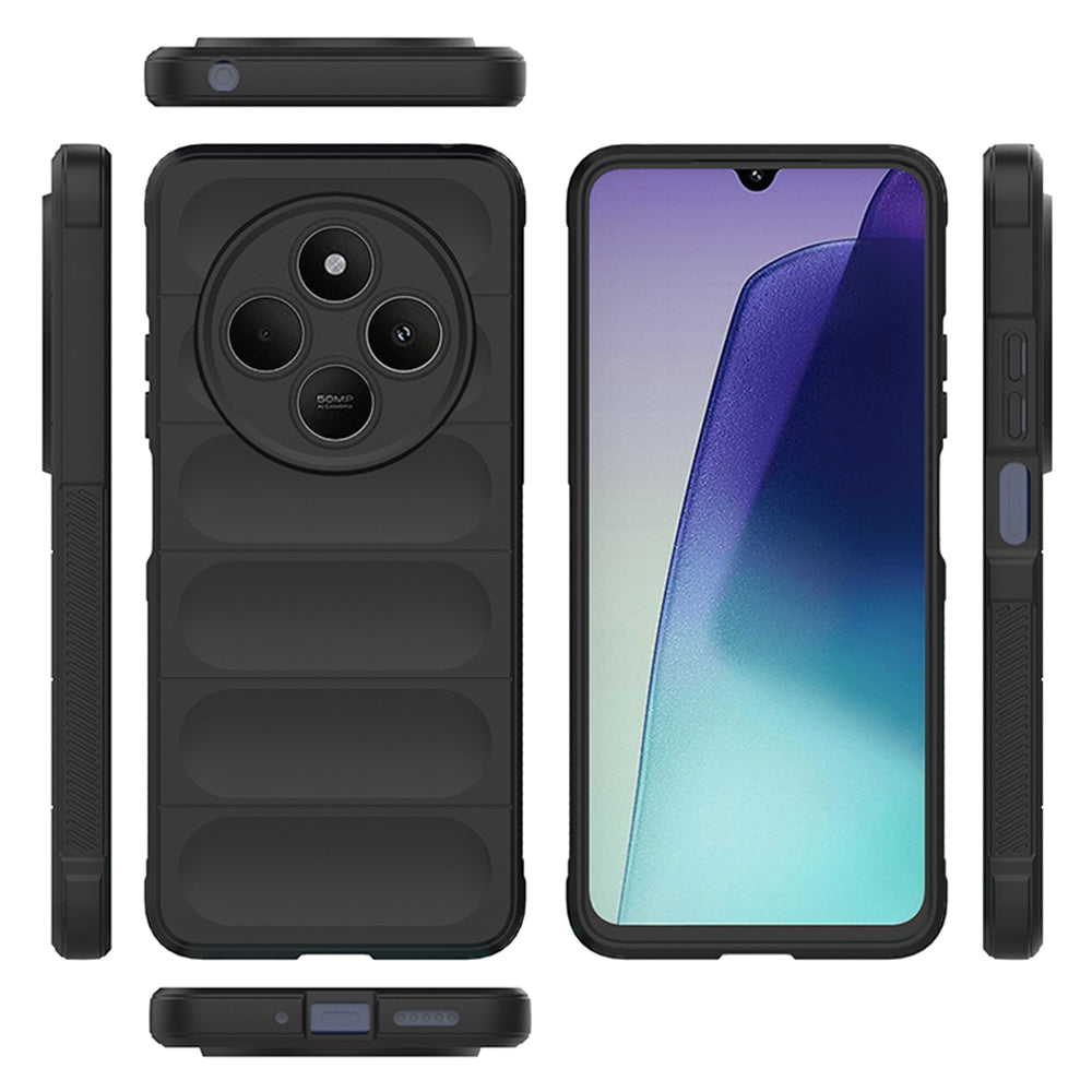Futrola za Xiaomi Poco C75 / Redmi 14C, Techsuit, Magic Shield, Bordo