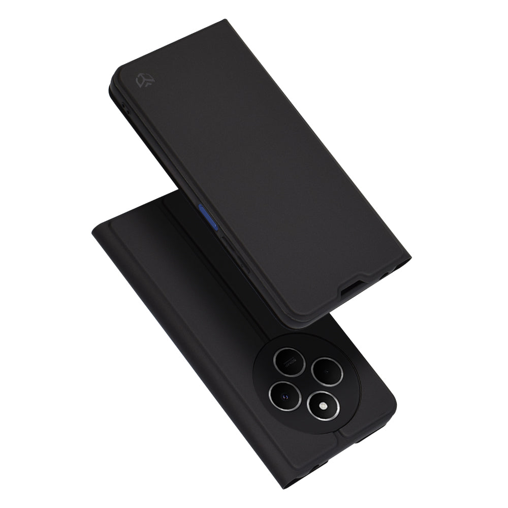 Maska za Xiaomi Poco C75 / Redmi 14C, Techsuit, Magskin Book, Crna