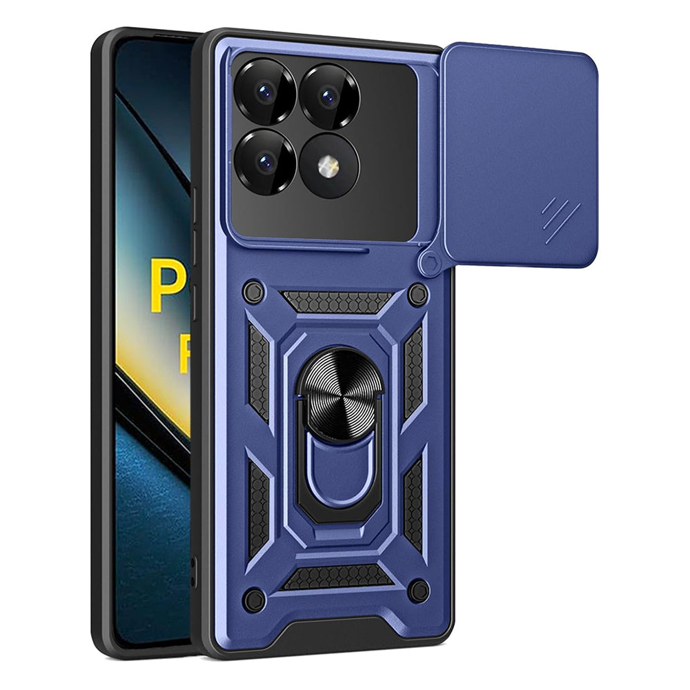 Maska za Xiaomi Poco F6 Pro, Techsuit, CamShield, Plava
