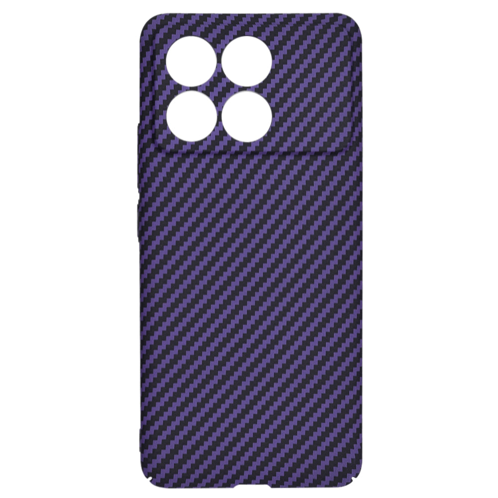 Maska za Xiaomi Poco F6 Pro, Techsuit, Carbonite FiberShell, Ljubičasta