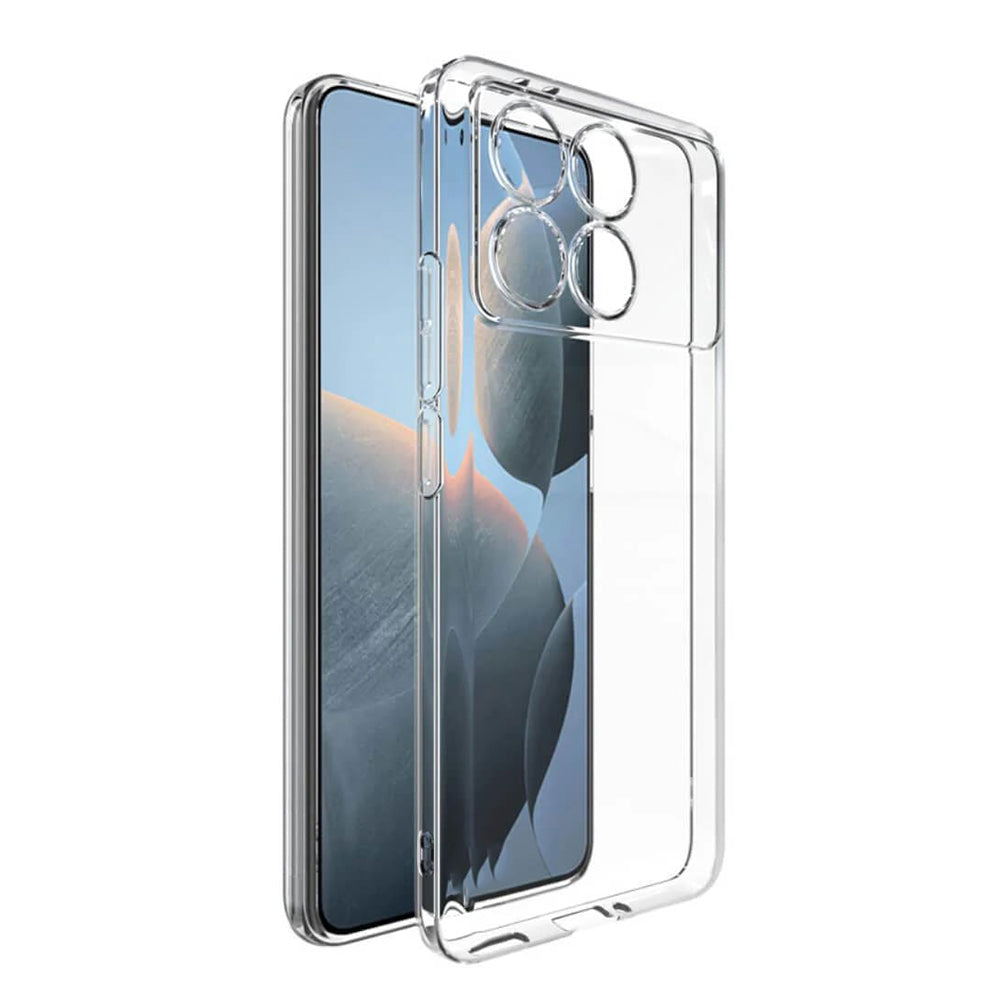Maska za Xiaomi Poco F6 Pro, Techsuit, Clear, Prozirna