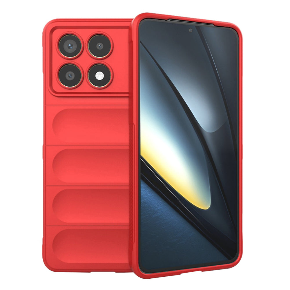Maska za Xiaomi Poco F6 Pro, Techsuit, Magic Shield, Crvena