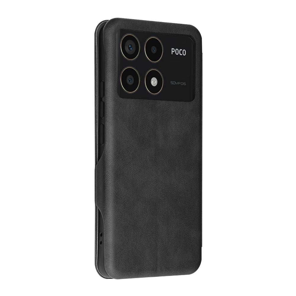 Futrola za Xiaomi Poco F6 Pro, Techsuit, Safe Wallet Plus, Crna