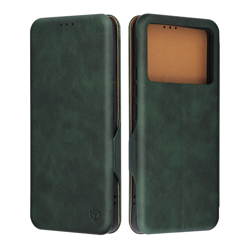 Futrola za Xiaomi Poco F6 Pro, Techsuit, Safe Wallet Plus, Zelena