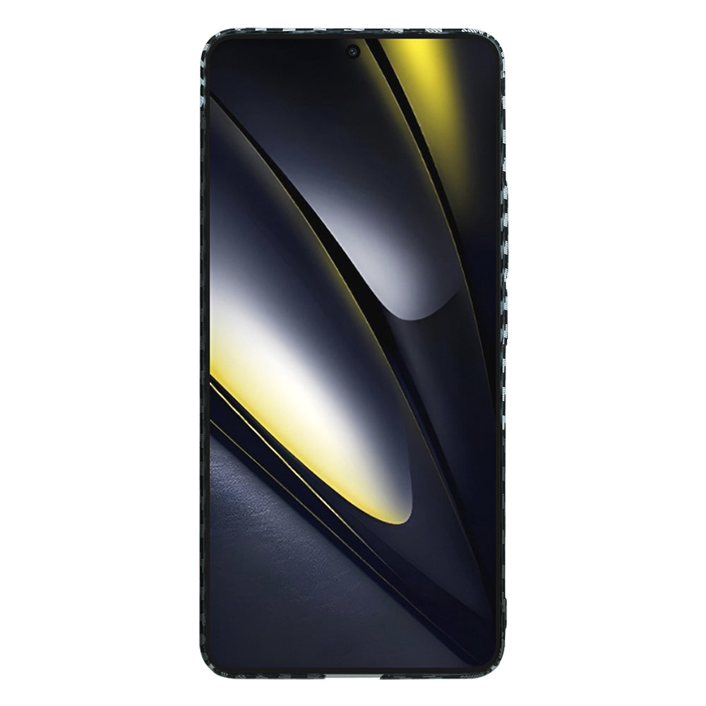 Maska za Xiaomi Poco F6, Techsuit, Carbonite FiberShell, Crno Siva