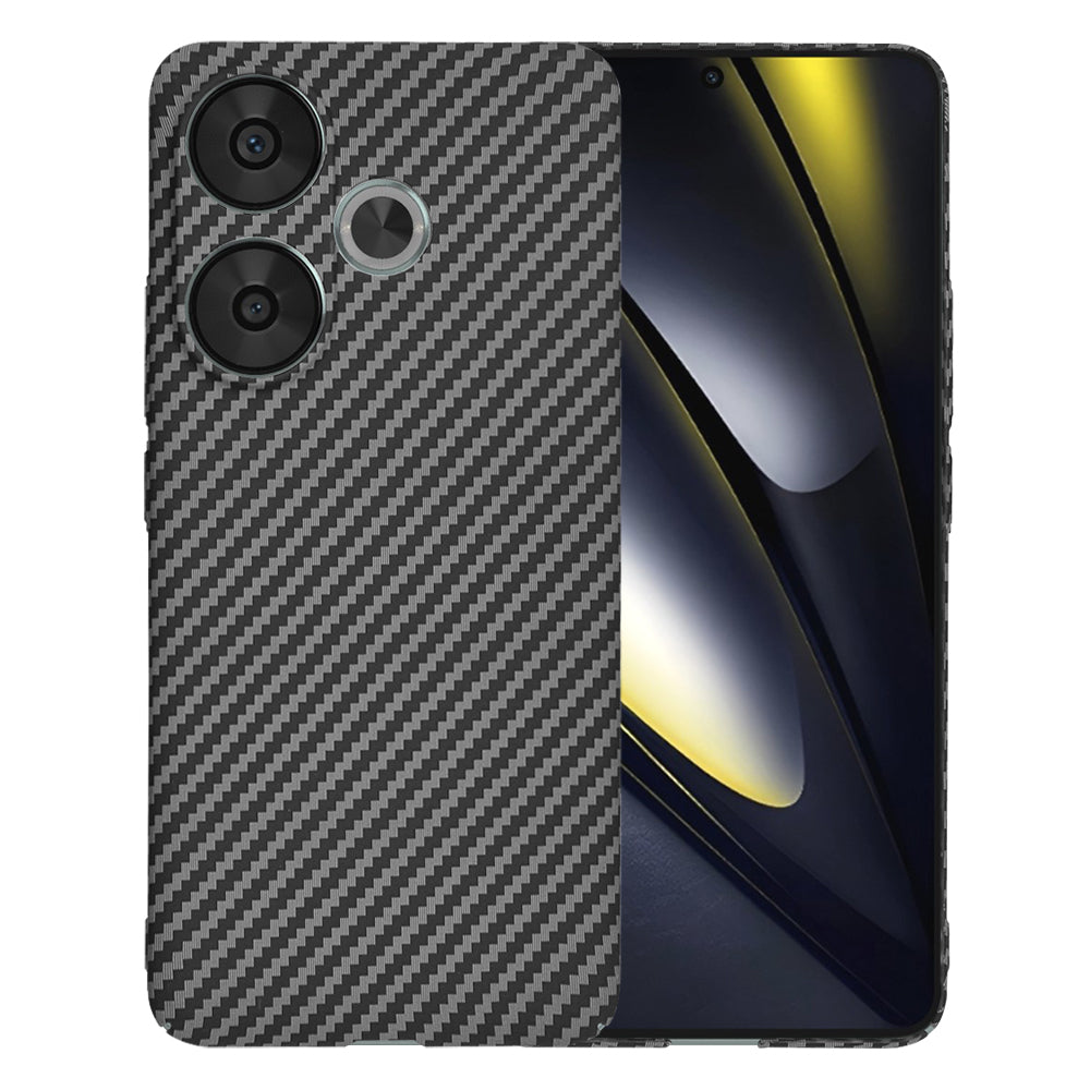 Maska za Xiaomi Poco F6, Techsuit, Carbonite FiberShell, Crna