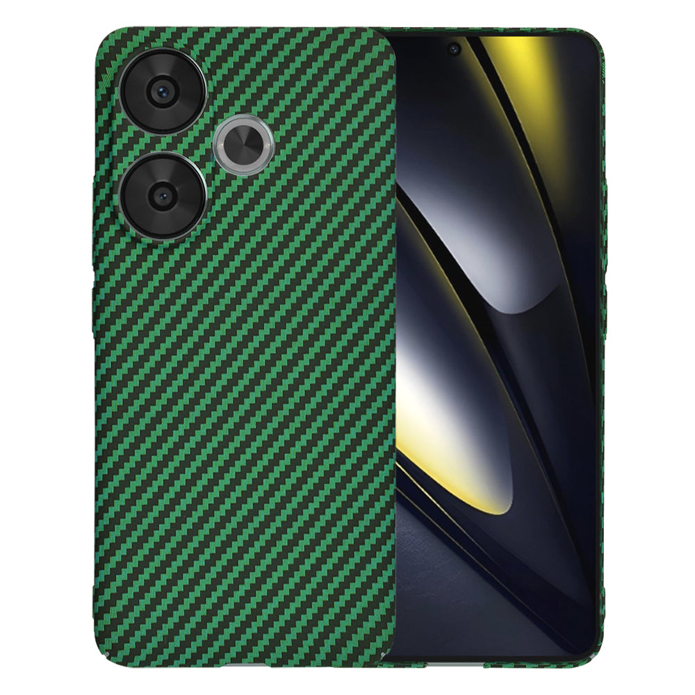 Maska za Xiaomi Poco F6, Techsuit, Carbonite FiberShell, Zelena