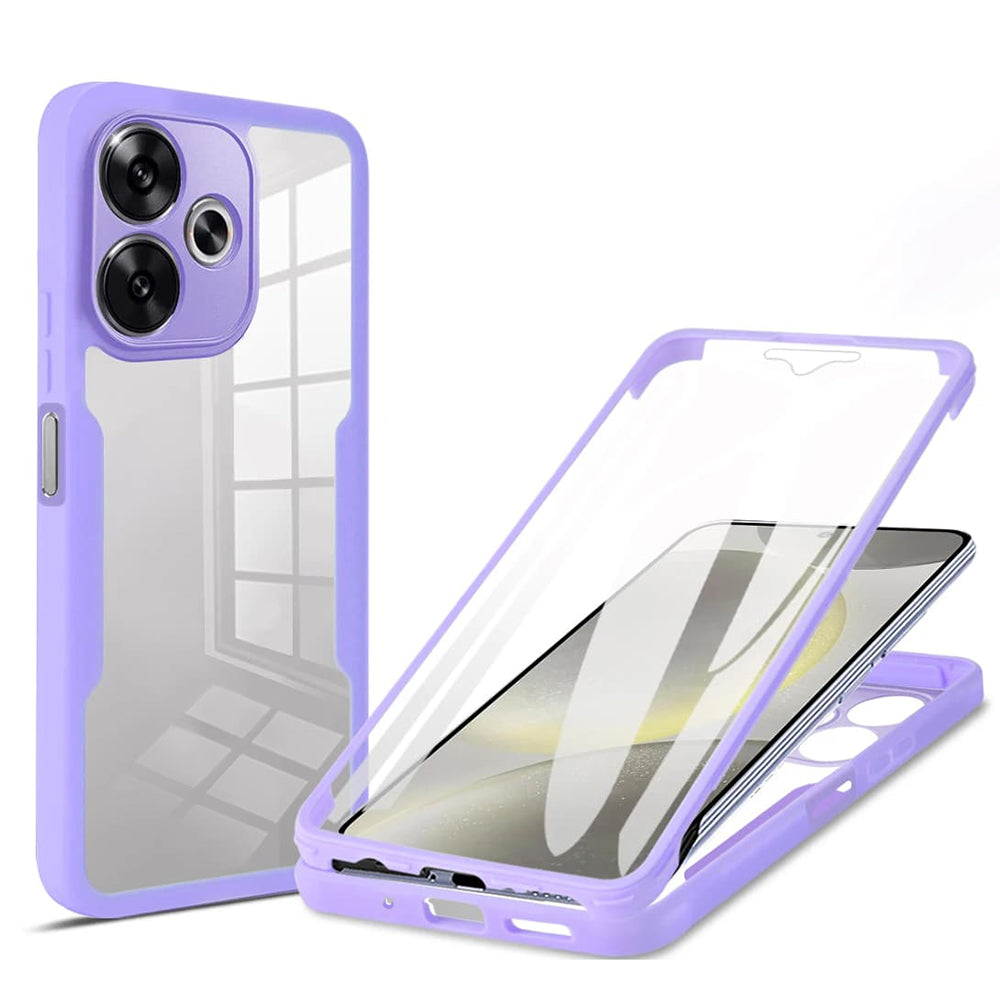 Maska za Xiaomi Poco F6, Techsuit, ColorVerse 360, Ljubičasta