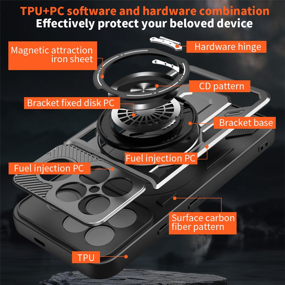 Futrola za Xiaomi Poco F8 Ultra, Techsuit, RuggedCam, Crna