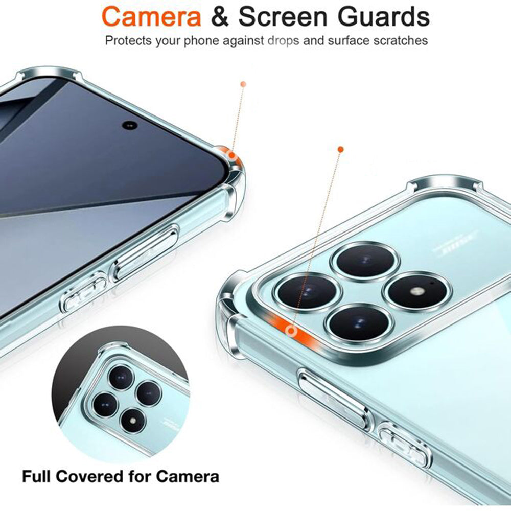Futrola za Xiaomi Poco F8 Ultra, Techsuit, Shockproof Clear, Prozirna