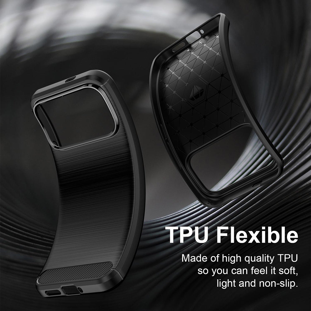 Maska za Xiaomi Poco F9 Pro, Techsuit, Karbon, Crna