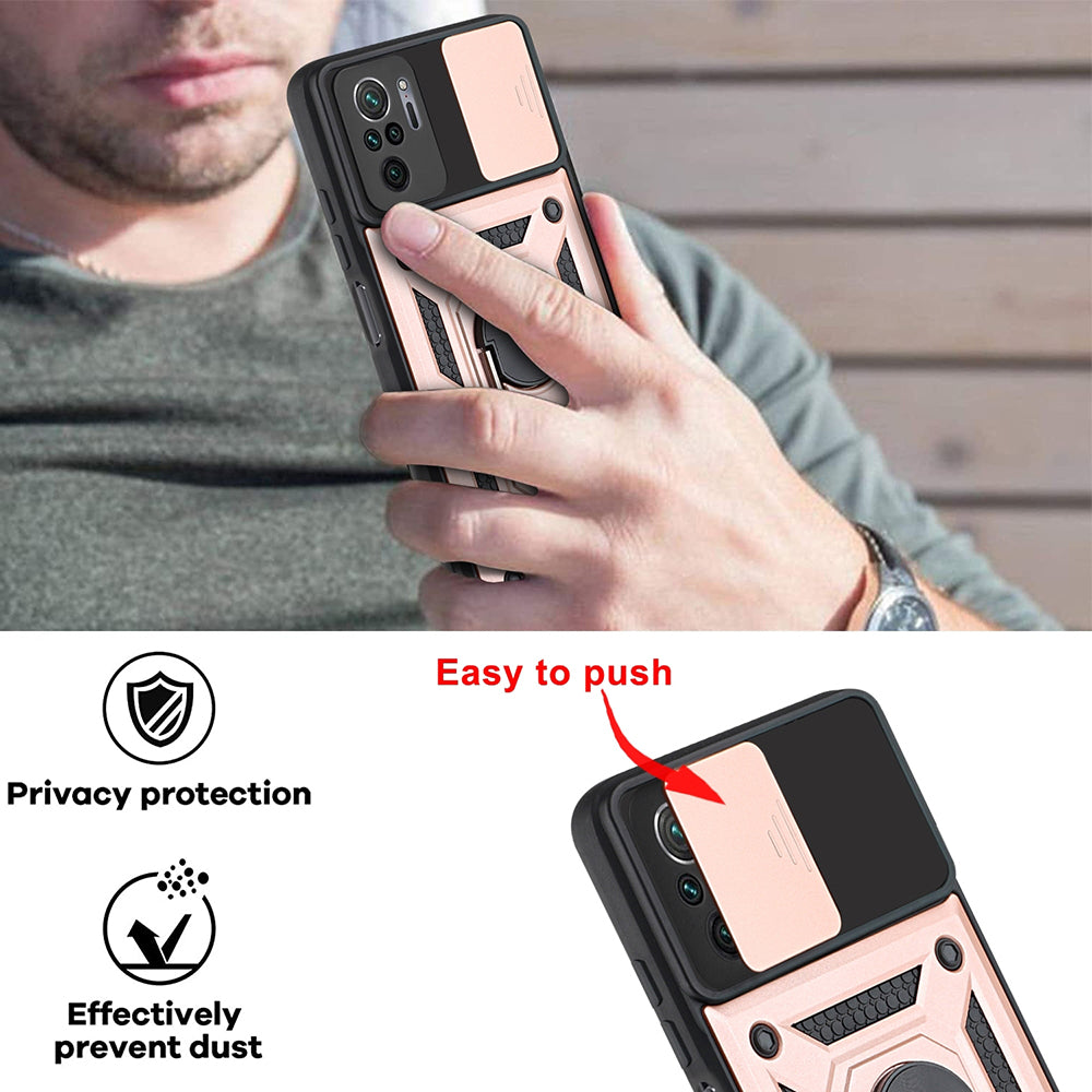 Maska za Xiaomi Poco M5s / Redmi Note 10S / Note 10, Techsuit, CamShield, Crna