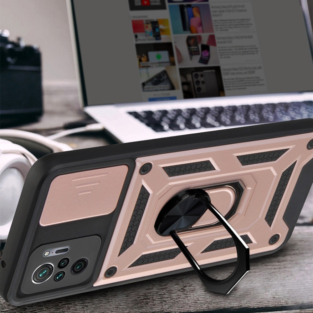 Maska za Xiaomi Poco M5s / Redmi Note 10S / Note 10, Techsuit, CamShield, Crna