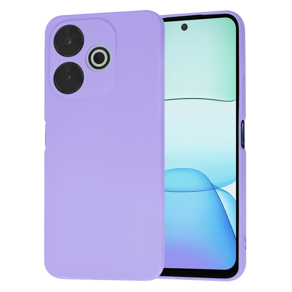 Futrola za Xiaomi Poco M6 4G / Redmi 13, Techsuit, SoftFlex, Svijetlo ljubičasta