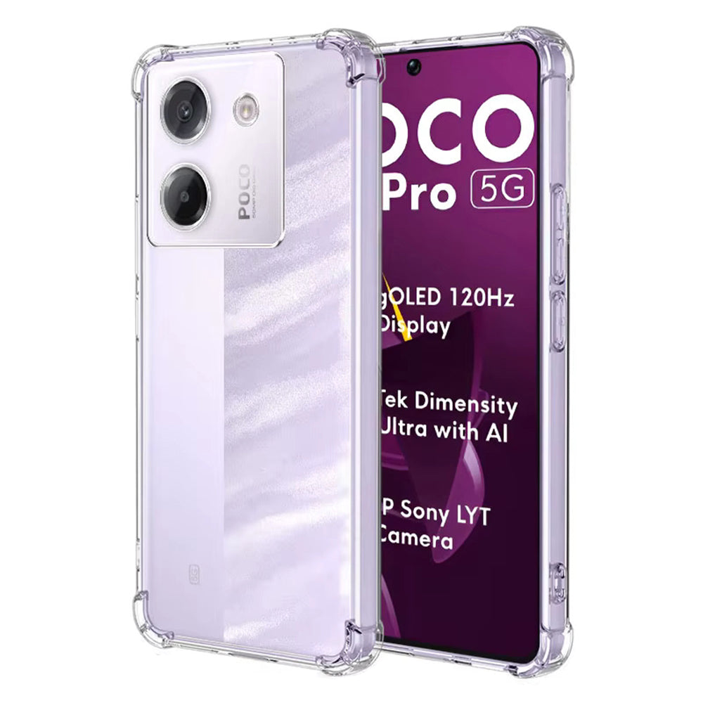 Maska za Xiaomi Poco M7 Pro 5G, Techsuit, Otporna na udarce, Prozirna