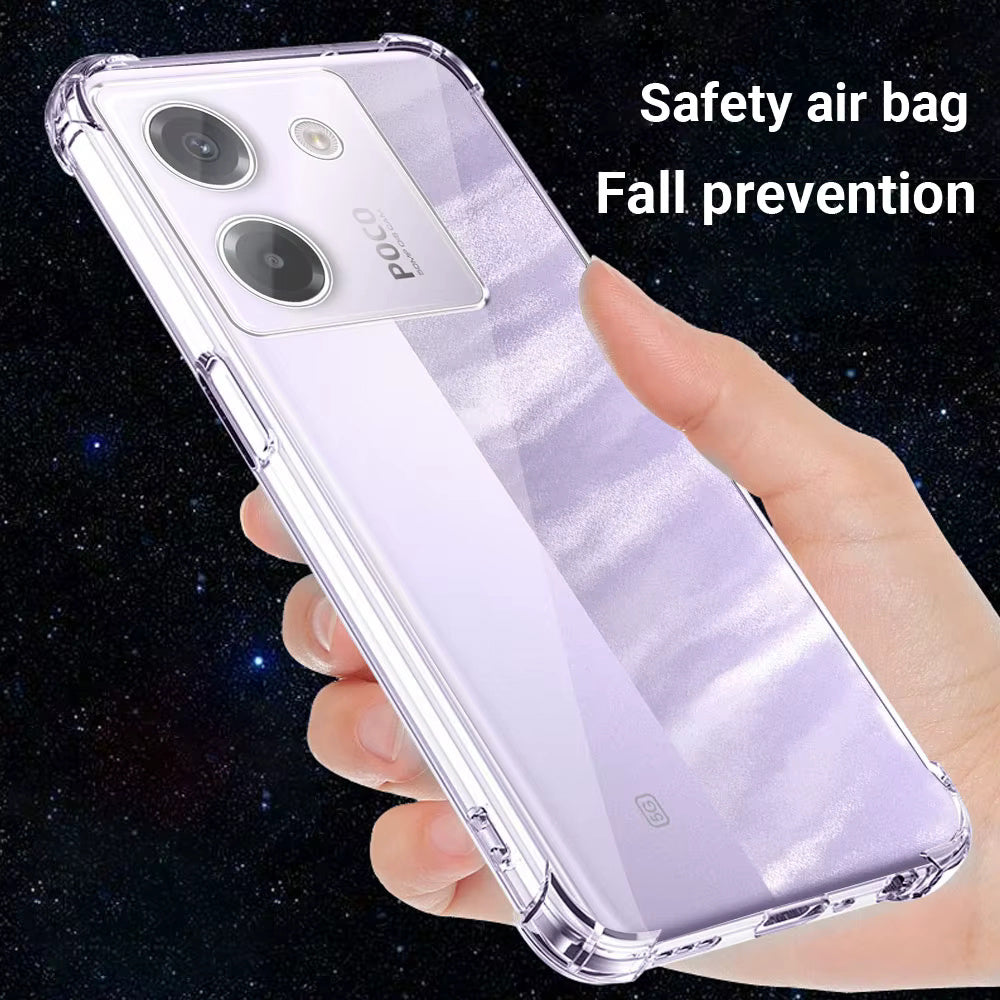 Maska za Xiaomi Poco M7 Pro 5G, Techsuit, Otporna na udarce, Prozirna
