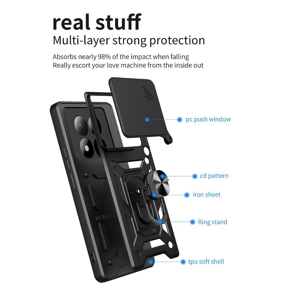 Futrola za Xiaomi Poco M8 Pro / Redmi Note 15 Pro+ 5G, Techsuit, CamShield, Zlatna