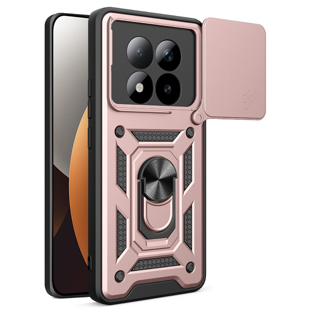 Futrola za Xiaomi Poco M8 Pro / Redmi Note 15 Pro+ 5G, Techsuit, CamShield, Zlatno Roza