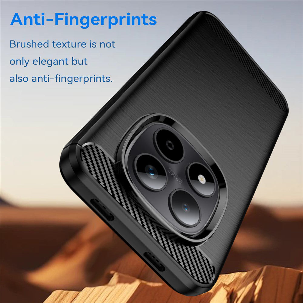 Futrola za Xiaomi Poco M8 Pro / Redmi Note 15 Pro+ 5G, Techsuit, Karbon, Crna