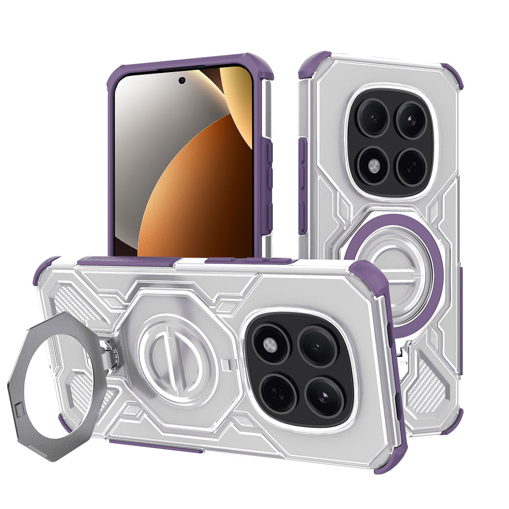 Futrola za Xiaomi Poco M8 Pro / Redmi Note 15 Pro+ 5G, Techsuit, Carbon Shield Pro, Ljubičasta