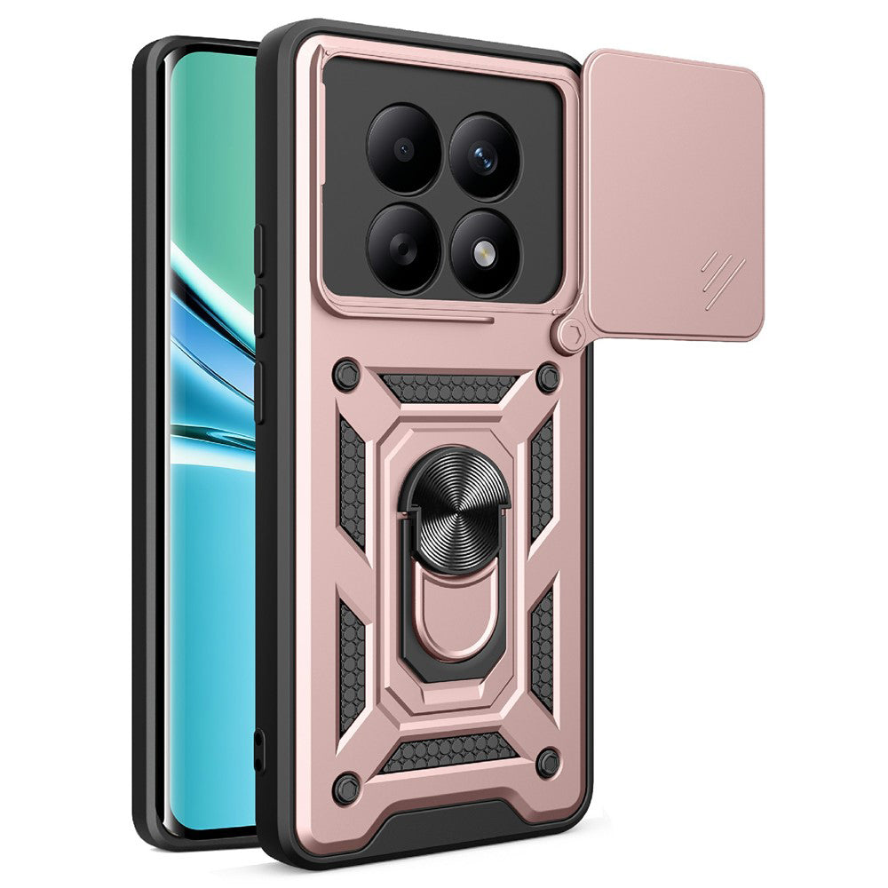 Futrola za Xiaomi Poco M8 / Redmi Note 15 5G / Note 15 4G, Techsuit, CamShield, Zlatno Roza