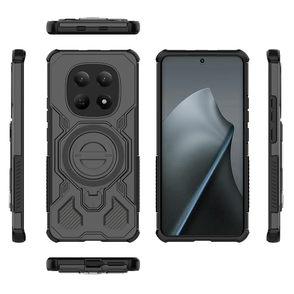 Futrola za Xiaomi Poco M8 / Redmi Note 15 5G, Techsuit, Carbon Shield Pro, Crna