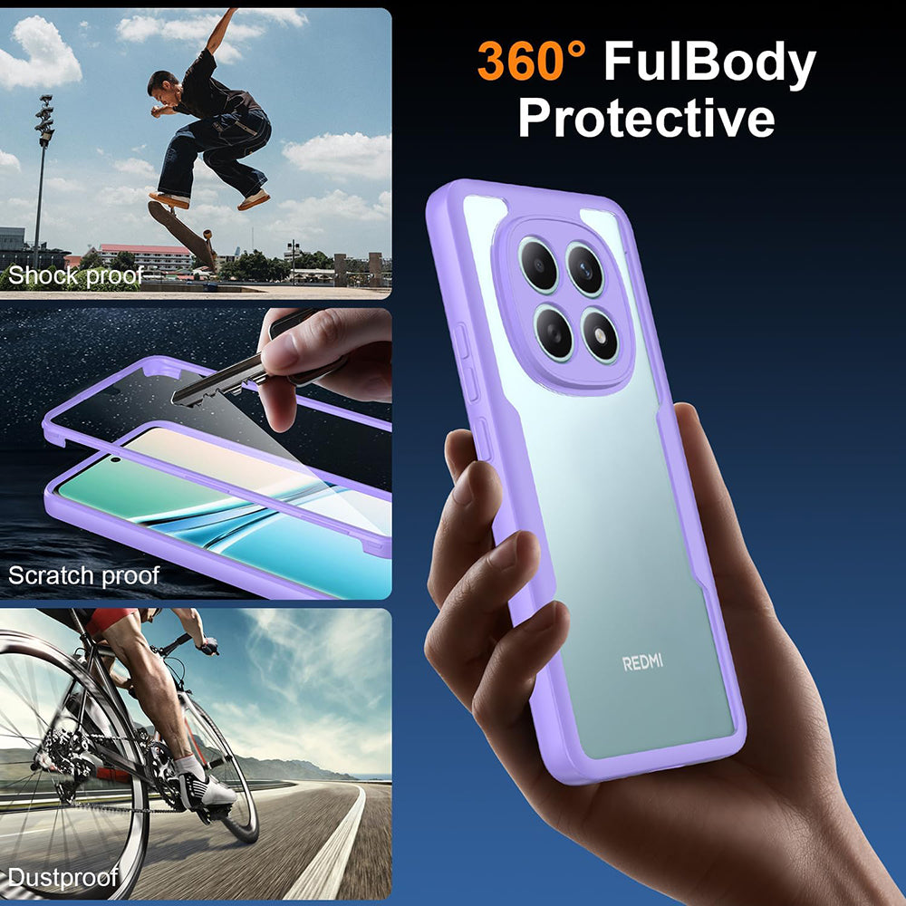 Futrola za Xiaomi Poco M8 / Redmi Note 15 5G, Techsuit, ColorVerse 360, Ljubičasta