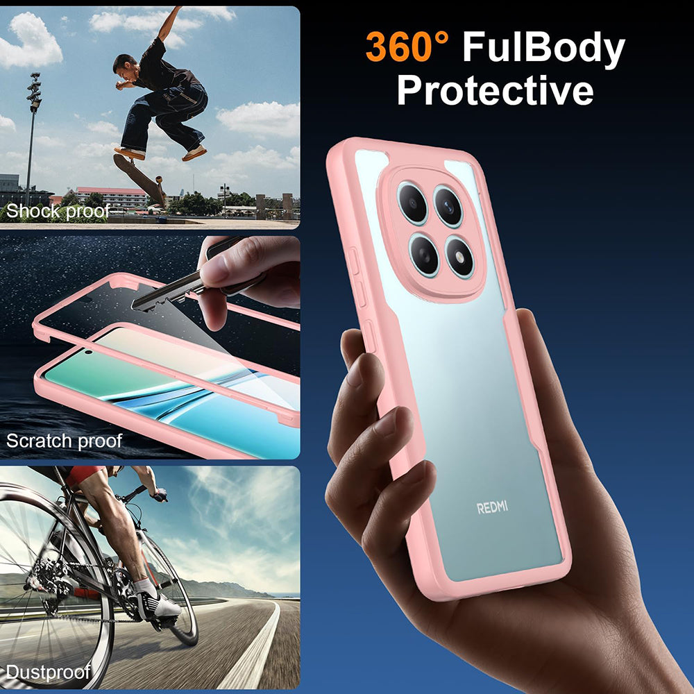 Futrola za Xiaomi Poco M8 / Redmi Note 15 5G, Techsuit, ColorVerse 360, Roza