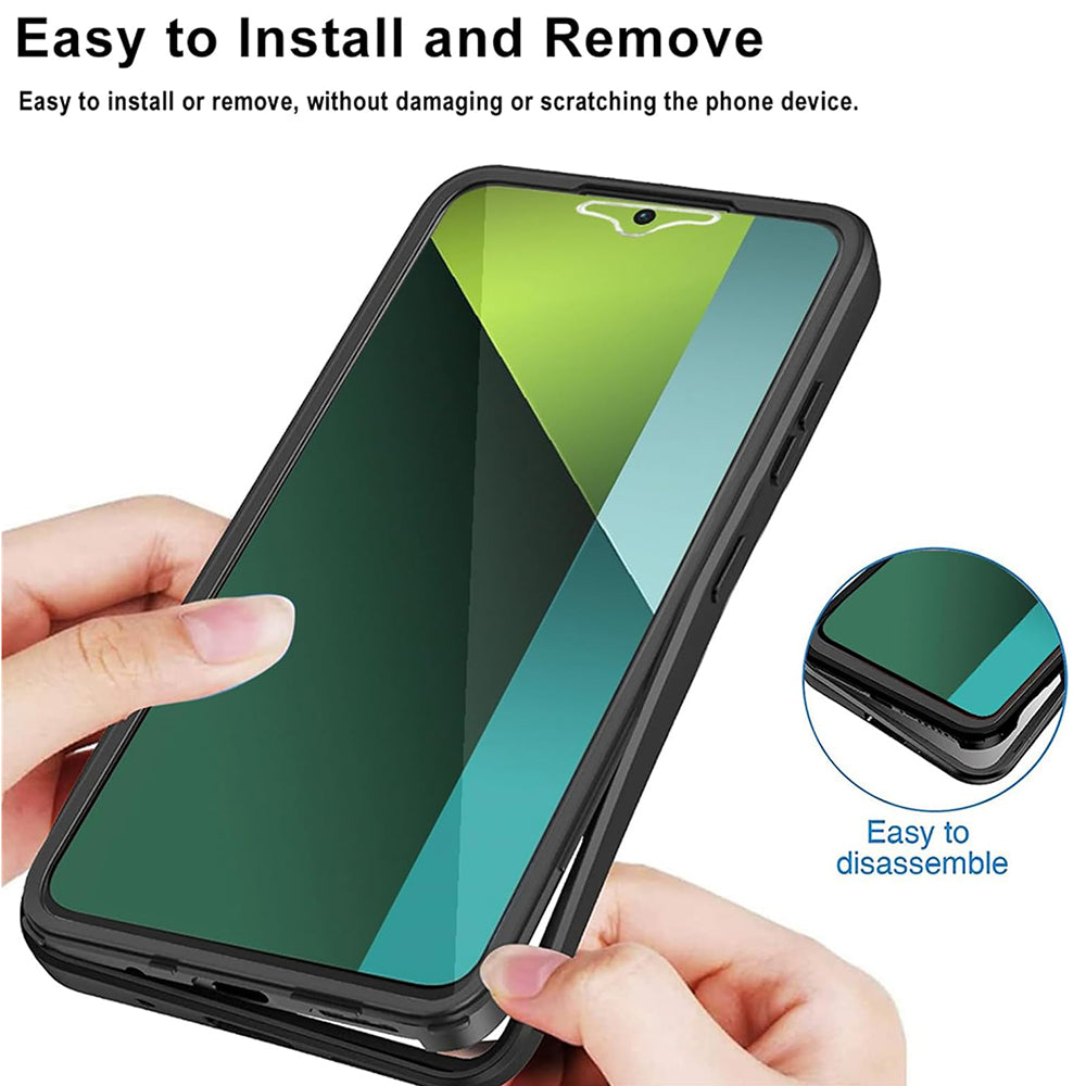 Maska za Xiaomi Poco X6 / Note 13 Pro 5G, Techsuit, ColorVerse 360, Crna