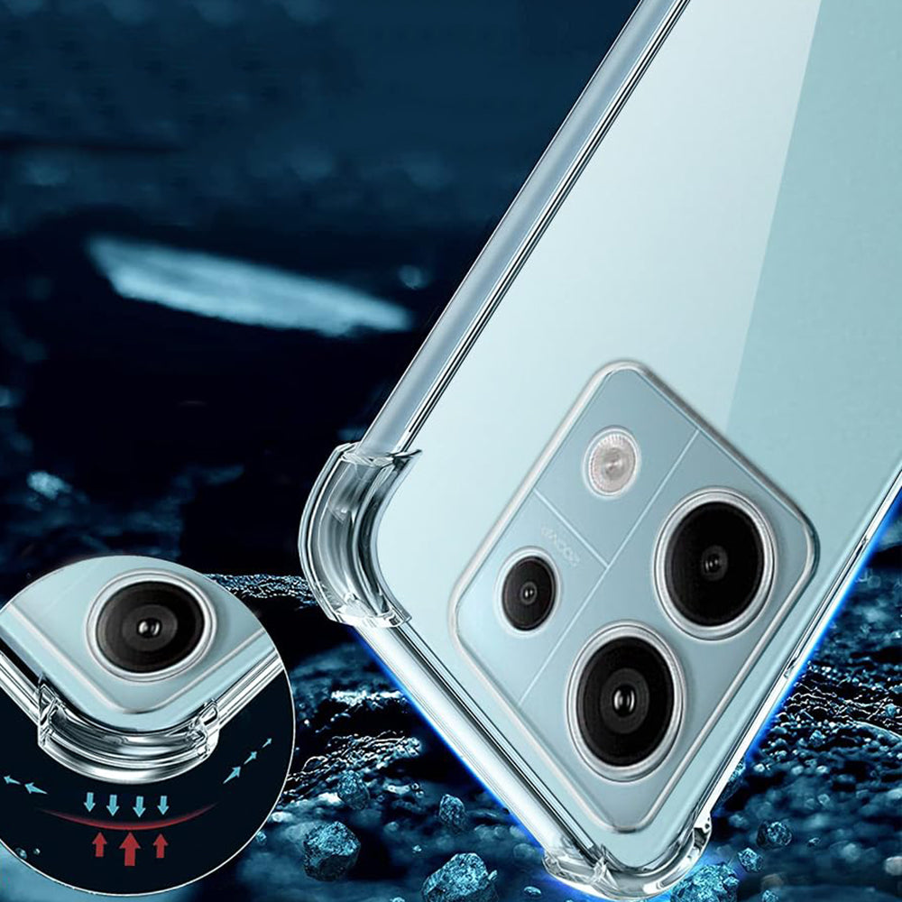 Maska za Xiaomi Poco X6 / Note 13 Pro 5G, Techsuit, Otporna na udarce, Prozirna