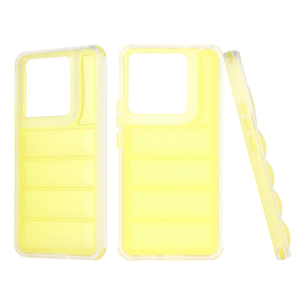 Maska za Xiaomi Poco X6 / Note 13 Pro 5G, Techsuit, Wave Shield, Žuta