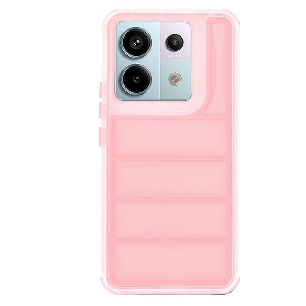 Maska za Xiaomi Poco X6 / Note 13 Pro 5G, Techsuit, Wave Shield, Roza