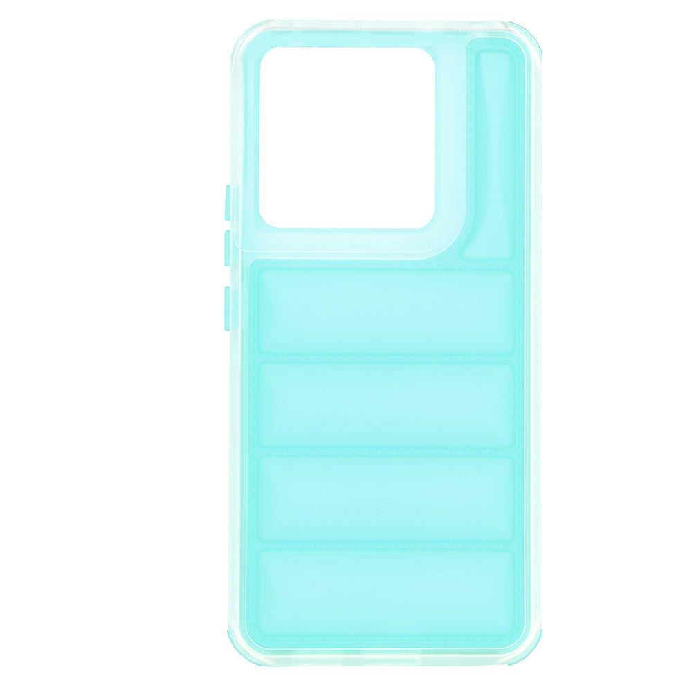 Maska za Xiaomi Poco X6 / Note 13 Pro 5G, Techsuit, Wave Shield, Tirkizna