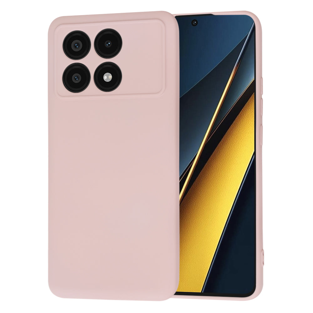 Maska za Xiaomi Poco X6 Pro, Techsuit, SoftFlex, Roza