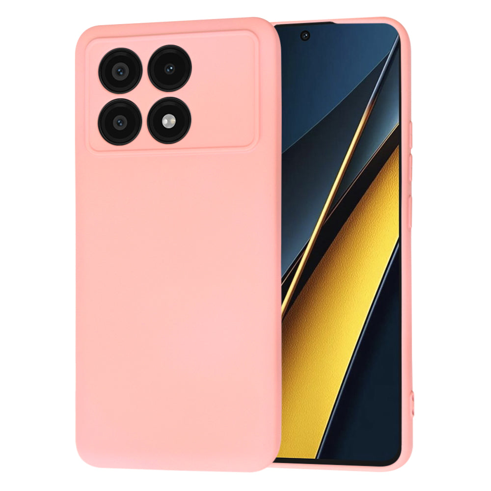Maska za Xiaomi Poco X6 Pro, Techsuit, SoftFlex, Svijetlo Roza